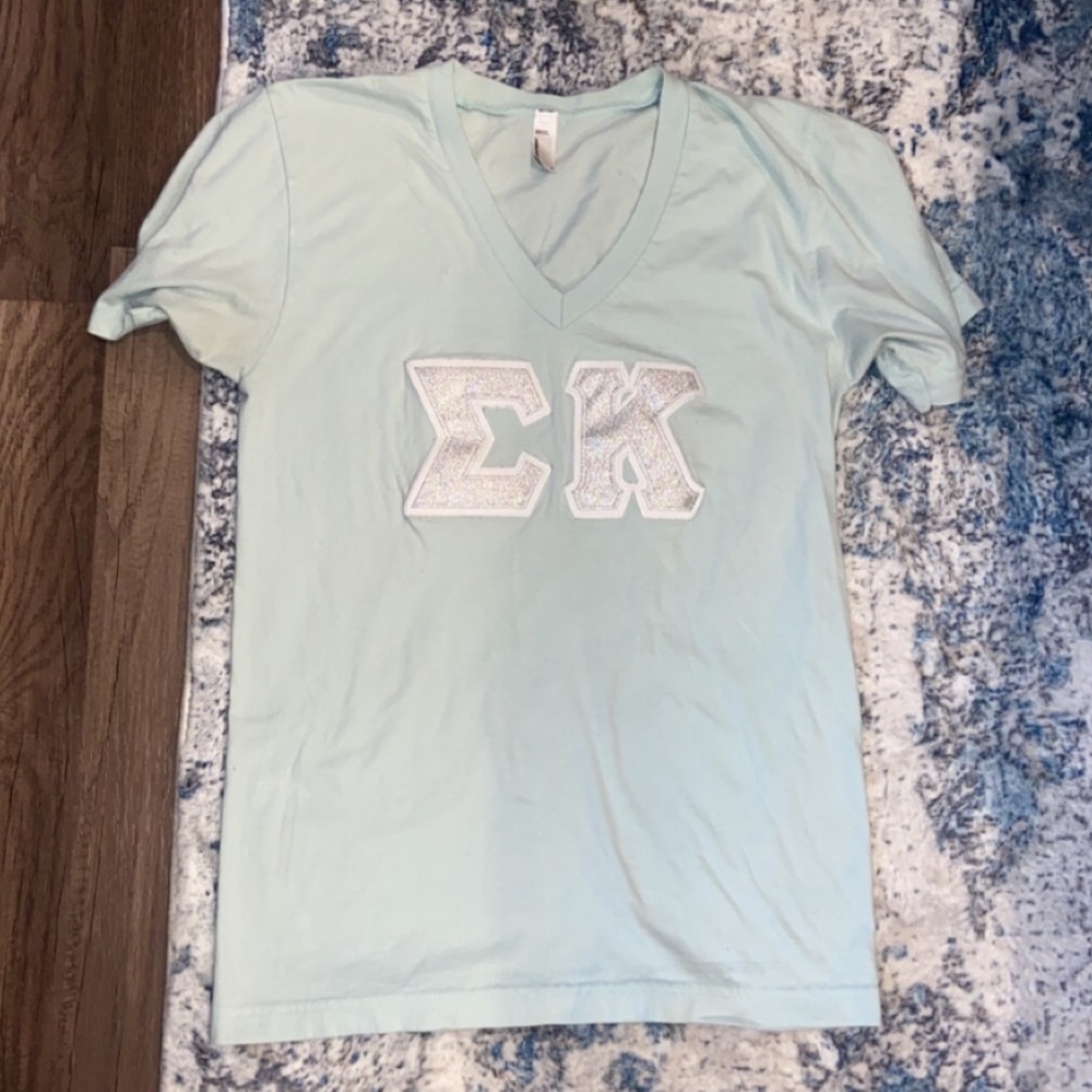Sigma Kappa (SK) Letter T-shirt